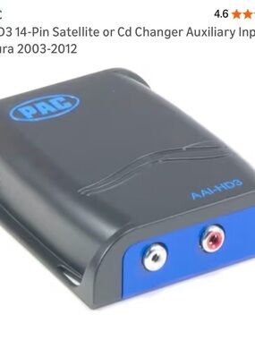 AAI-HD3 Black and Blue Auxiliary Input Adapter